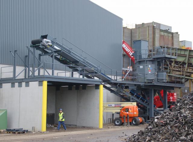 Konstruktie Galloo montage transportbanden bhs breker