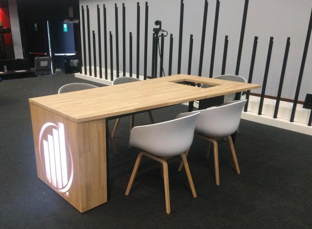 chassis de tables structures fines soudées sur mesure